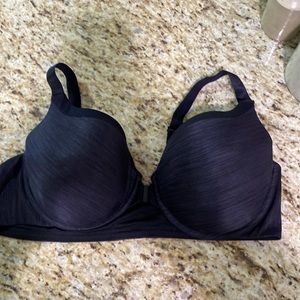 NWOT Vanity Fair Illumination Bra Dark Gray Front Closure 42C 42 C